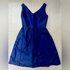 Lula Kate Navy Shantung Bridesmaid Dress Size 0